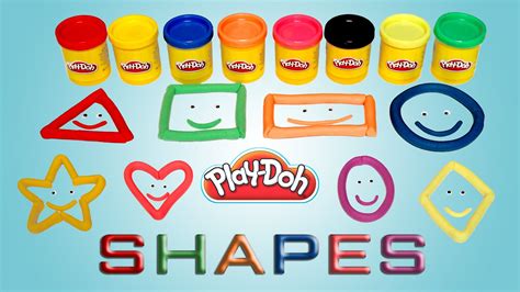 Learn How To Make Play Doh Shapes Eight Basic Shapes To Learn With