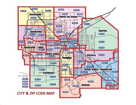 North Las Vegas Zip Code Map Ideas In Wallpaper
