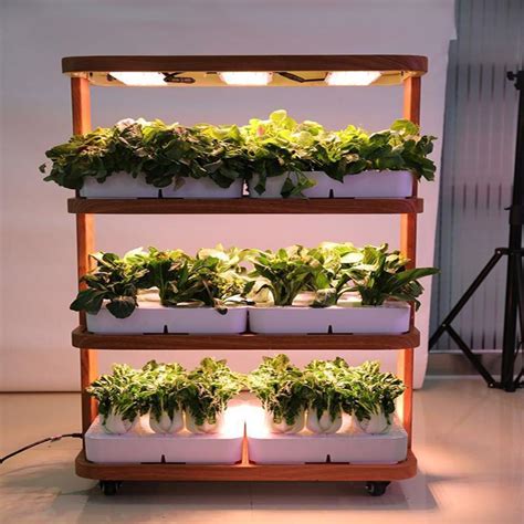 The only indoor vertical hydroponic gardening system with center column lighting designed for maximum yield in a small space. Smart 120W Eco-Kitchen Home Gardening Indoor Farming ...