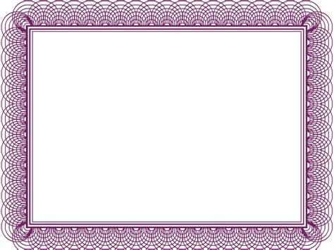 Purple Formal Certificate 800x600 Resolution Backgrounds For Powerpoint Templates Purple Formal