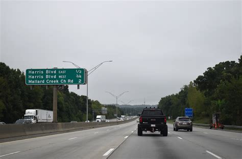 Interstate 85 North Charlotte Aaroads North Carolina