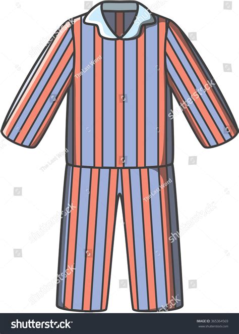 Pajamas Doodle Vector 365364569 Shutterstock