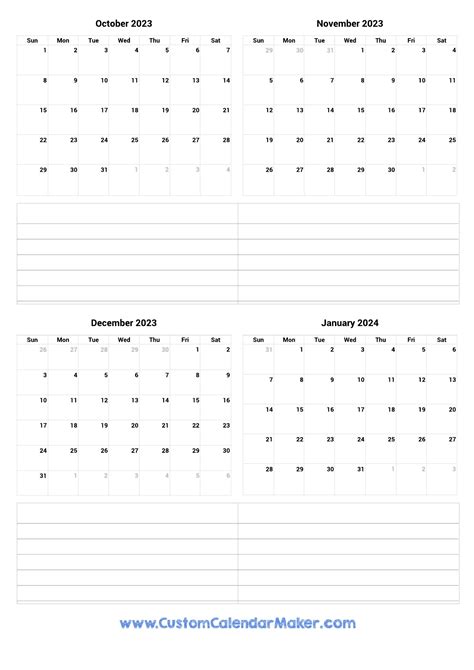 Calendar Oct 2024 Jan 2024 Cilka Delilah