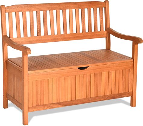 Giantex Patio Bench With Storage Outdoor Deck Box With