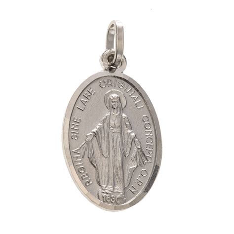 Medalla De La Virgen De La Milagrosa Plata 925 Venta Online En Holyart