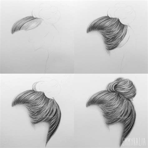 Women and men have dramatic differences in body structure. How To Draw Hair (Step By Step Image Guides)