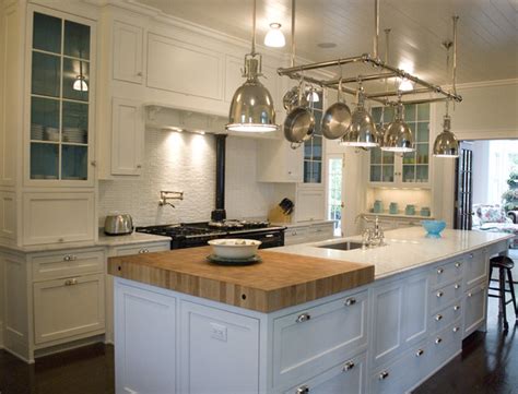 Lush, private views of nature. Colonial style Kitchen - Traditional - Kitchen - Chicago - by Erik Johnson and Associates