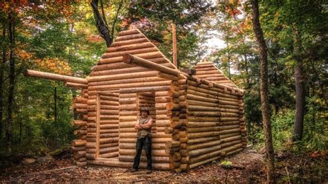 Log Cabin Build You Can Do This Too How To Build A Log Cabin Diy