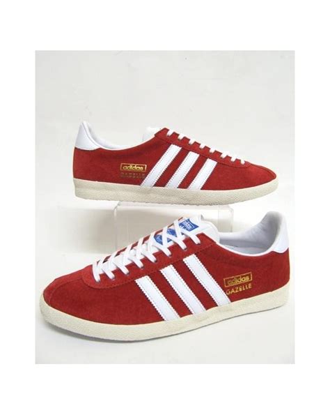 Great savings & free delivery / collection on many items. Adidas Gazelle Og Trainers University Red/white, originals ...