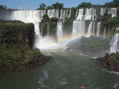 Fileiguazu Falls With Rainbow