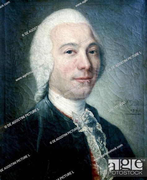 Portrait Of Jean Baptiste Le Rond Dalembert Paris 1717 1783 Stock