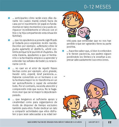 Guía Pautas De Crianza 0 12 Meses Dirigida A Padres Madres Y Cuidadores