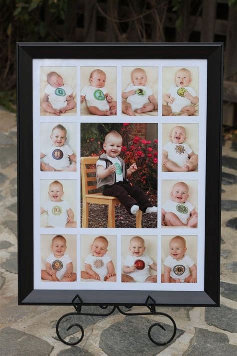 Babys First Year Birth To 12 Month Photo Frame Or School Etsy Baby