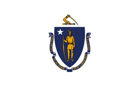 Massachusetts State Flag Backdropsource