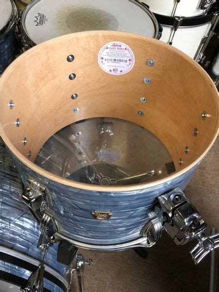 Ludwig Classic Maple Series Sky Blue Pearl 4pc Drum Set Monroe Nc