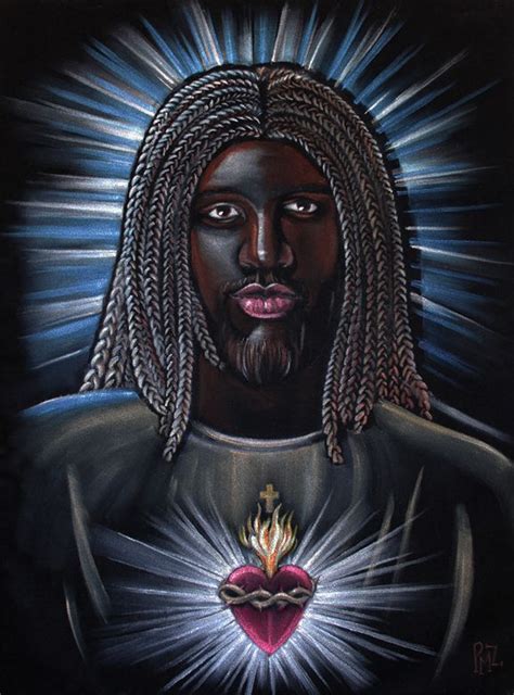 Black Jesus Patrushka Jésus Noir Christ Visage