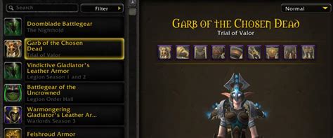 WoW: Legion Patch 7.2 - Transmogrifikationssets ...