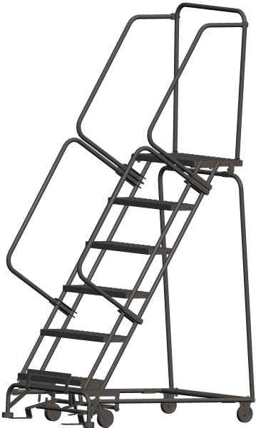 Ballymore 063214p 6 Step Rolling Safety Ladder For Sale Hof Equipment Co