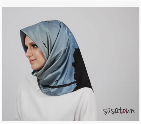Yeni Camii Lacivert Eşarp Hijabs Islam Scarves Skull Girl Png