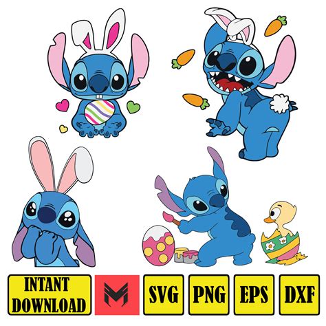 Stitch Easter Cliparts Easter Svg Cut Files For Cricut Si Inspire