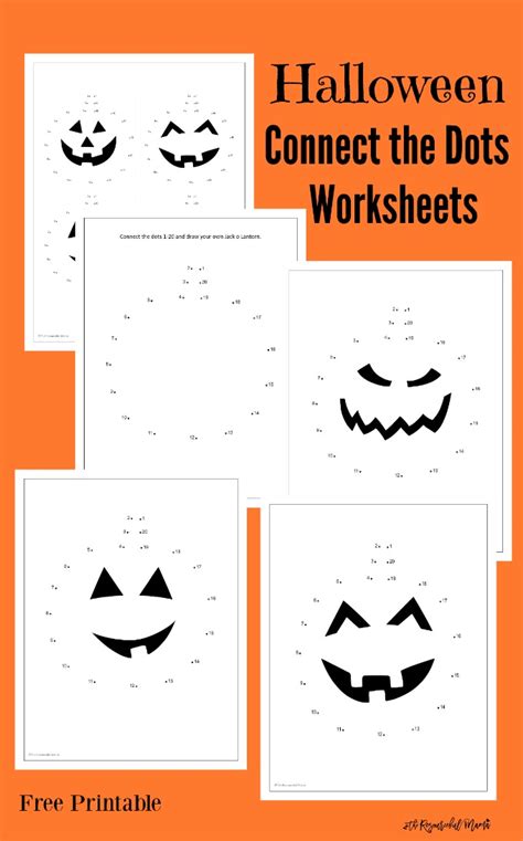Halloween Connect The Dots Worksheets The Resourceful Mama