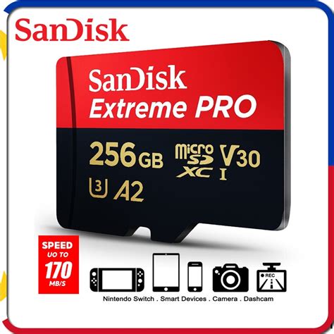 Cartão Sandisk Extreme Pro 64gb 128gb 256gb 512gb De Memória 1tb 8gb Gb