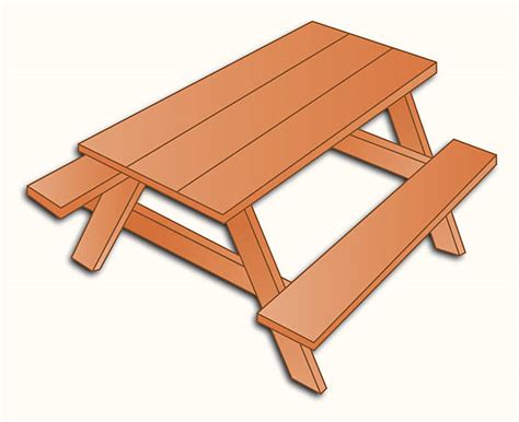 Royalty Free Picnic Table Clip Art Vector Images And Illustrations Istock