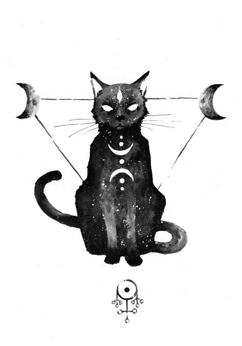 33 Black Cat Aesthetic Drawing Aleya Wallpaper