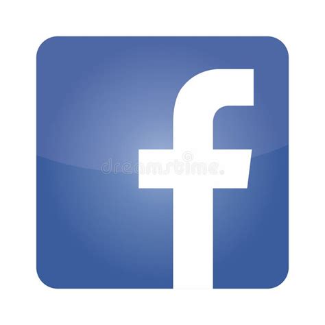 Logo Di Facebook Con Larchivio Di Ai Di Vettore Bianco E Nero Quadrato