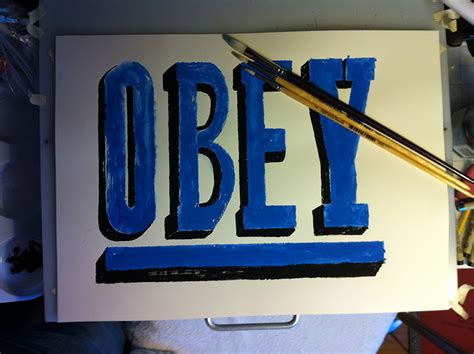 Obey Vintage Sign Design On Behance
