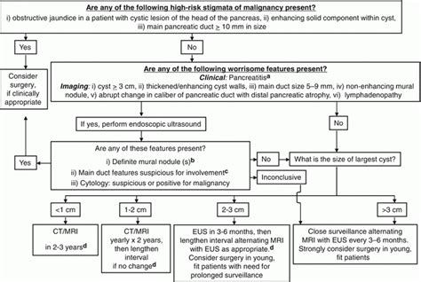 Guidelines For The Management Of Pancreatic Cystic Neoplasms Oncohema Key