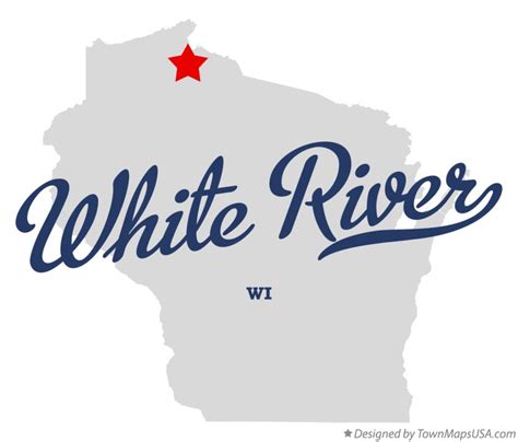 Map Of White River Wi Wisconsin