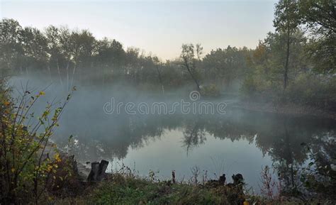 Mist Over The Water Stock Image Image Of Still Smooth 68742751