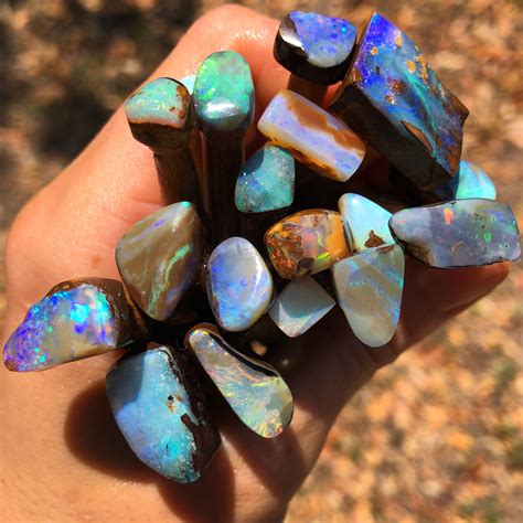Australian Boulder Opal Australian Boulder Opal Boulder Opal Opal