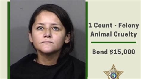Erica Black 32 Faces A Count Of Animal Cruelty As Investigators Says