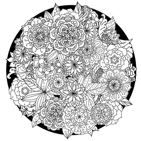 Collection of abstract | coloring pages for adults (57) flower printable mosaic coloring pages trippy abstract colouring pages These Printable Abstract Coloring Pages Relieve Stress And ...