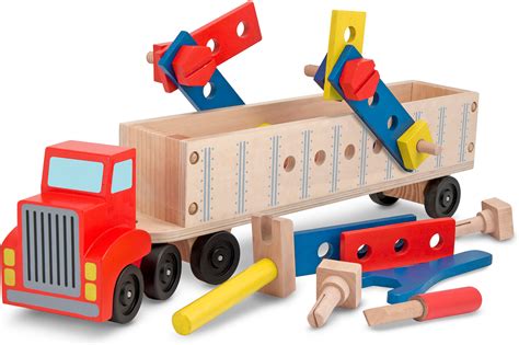 Big Rig Building Truck Wooden Play Set The Toy Chest At The Nutshell