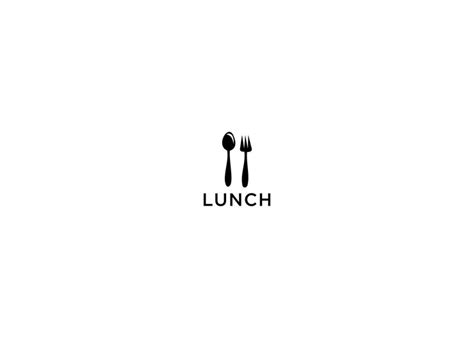 Premium Vector Lunch Logo Design Vector Illustration