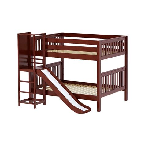 full medium bunk bed with slide platform in 2021 bed with slide bunk bed with slide bunk beds