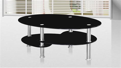 Functional comfort · modern luxury · simple 30 day returns Black Glass Coffee Table - Homegenies