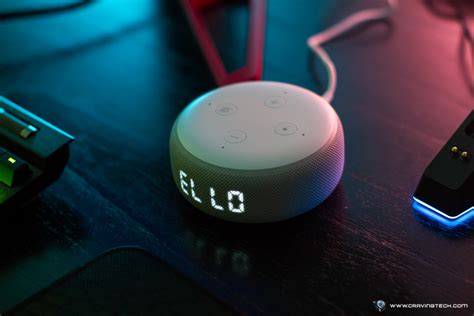 Amazon Echo Dot 3rd Gen With Clock Review Alexa Alarm Clock