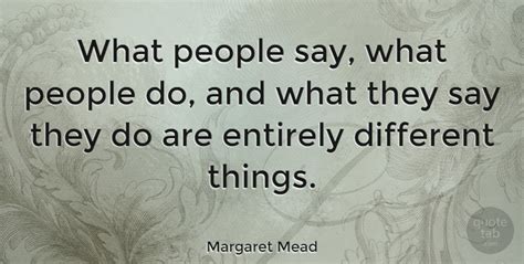 Margaret Mead What People Say What People Do And What They Say They