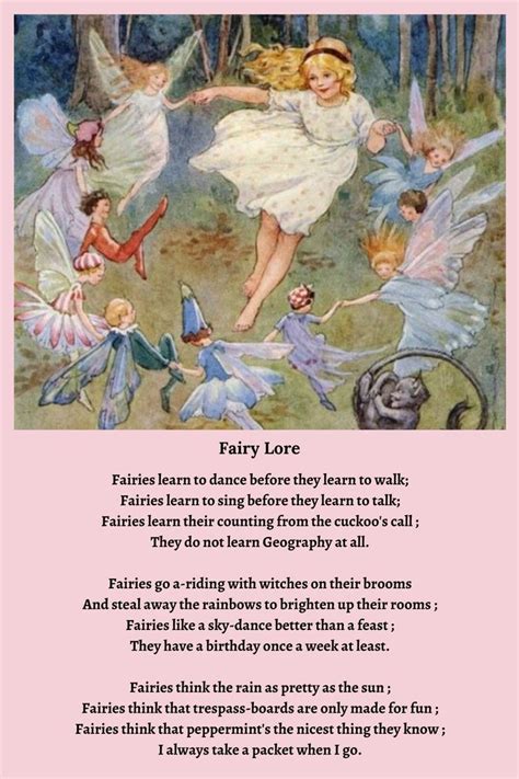 Fairy Lore Fairy Poem Fairies Dancing Fairy Beautiful Fairies