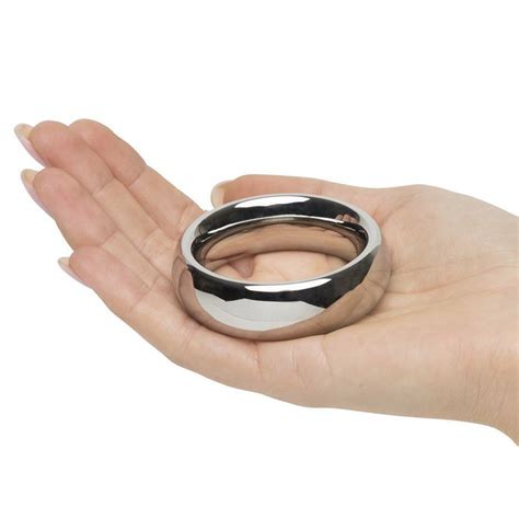 Thick Firm Stainless Steel Cock Ring Penis Enlarger Erection Stay Hard