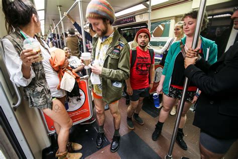 photos no pants subway ride observed around the world kval