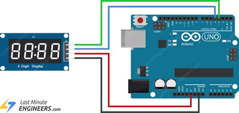 Arduino Tm1637 4 Digit 7 Segment Display Module Led Display Module In