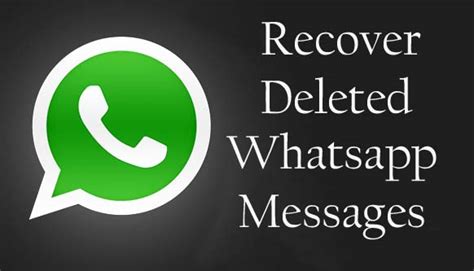 Deleted android whatsapp message recovery overview. How To Recover Deleted Conversations On WhatsApp - Tricks ...