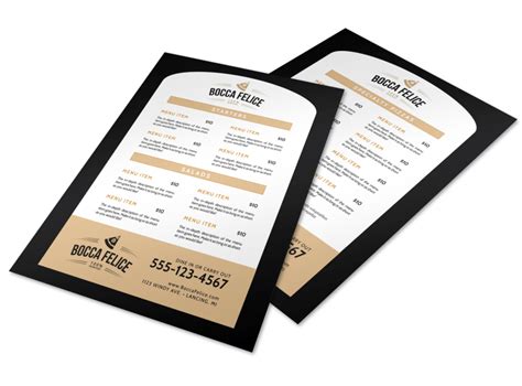 Pizza Menu Template Mycreativeshop