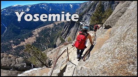 Upper Yosemite Falls Overlook Yosemite Point Hike Youtube