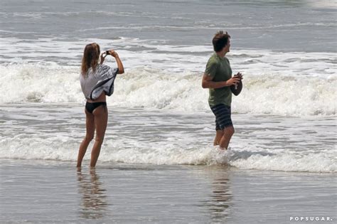 Tom Brady And Gisele Bundchen Kissing In Costa Rica Popsugar